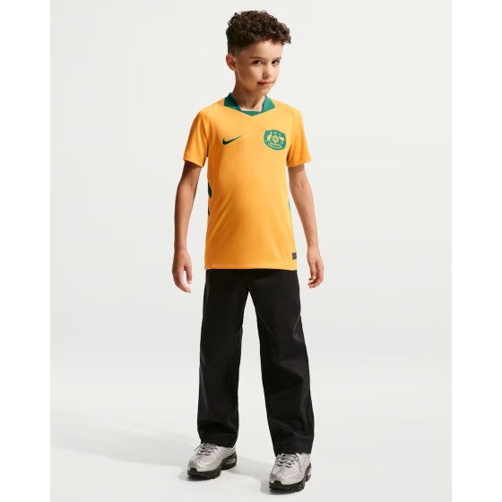 Australia 2026 Home Stadium Big Kids' Jersey (Custom)